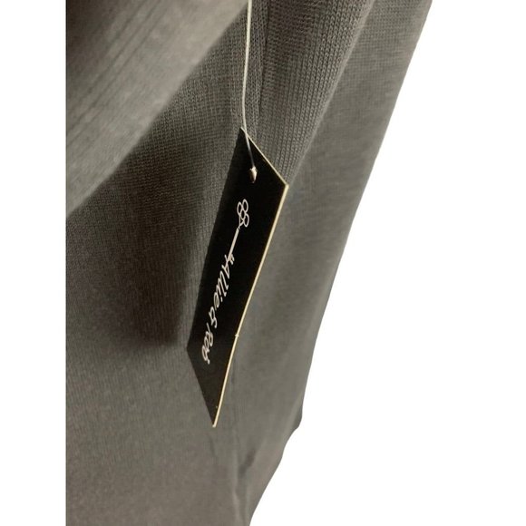 Small Allie & Rob Gray Lightweight Women's Sweater Open Cardigan Long Sleeve New - Picture 5 of 9